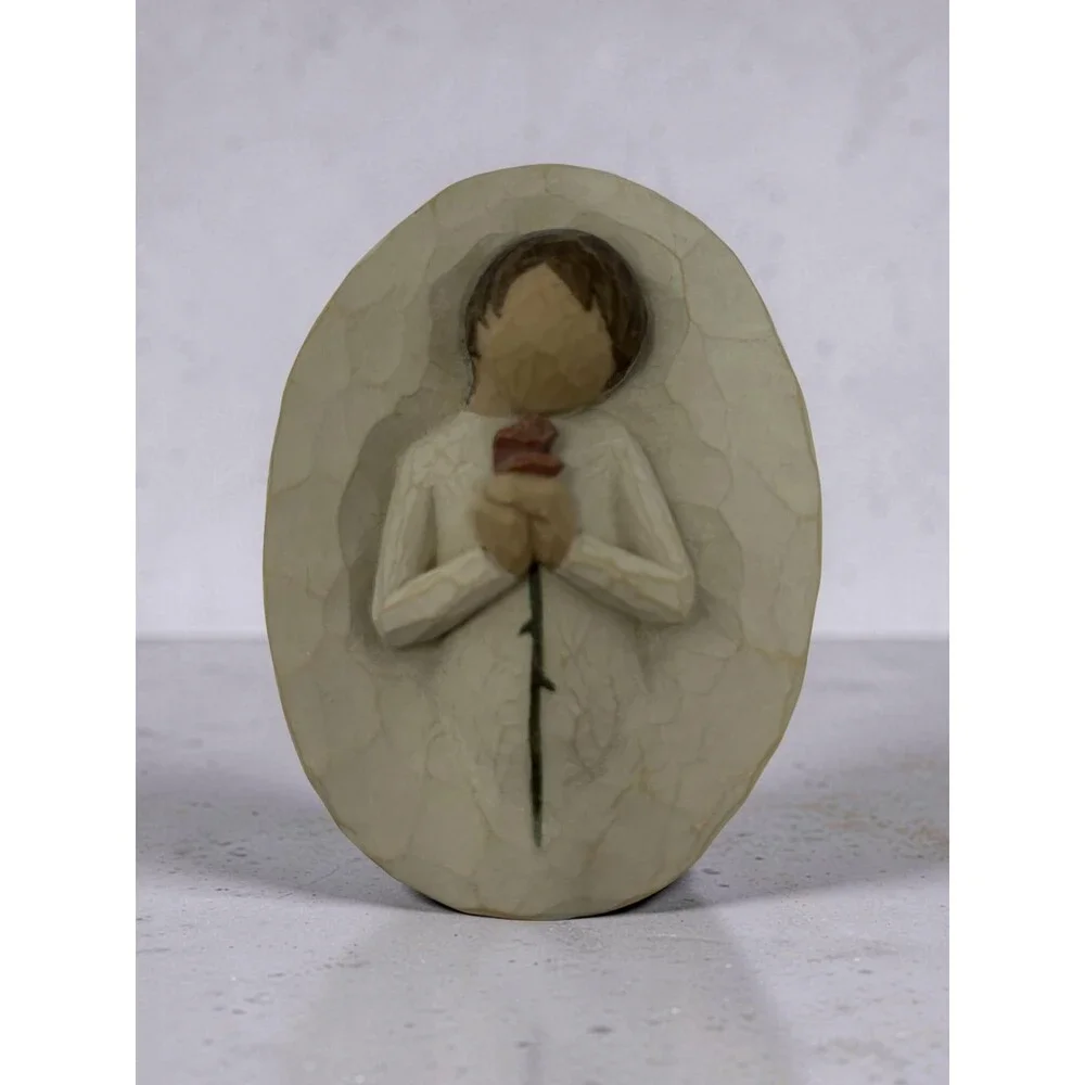 Willow Tree Loving Angel Keepsake Trinket Box Susan Lordi DEMDACO 2004 3.5